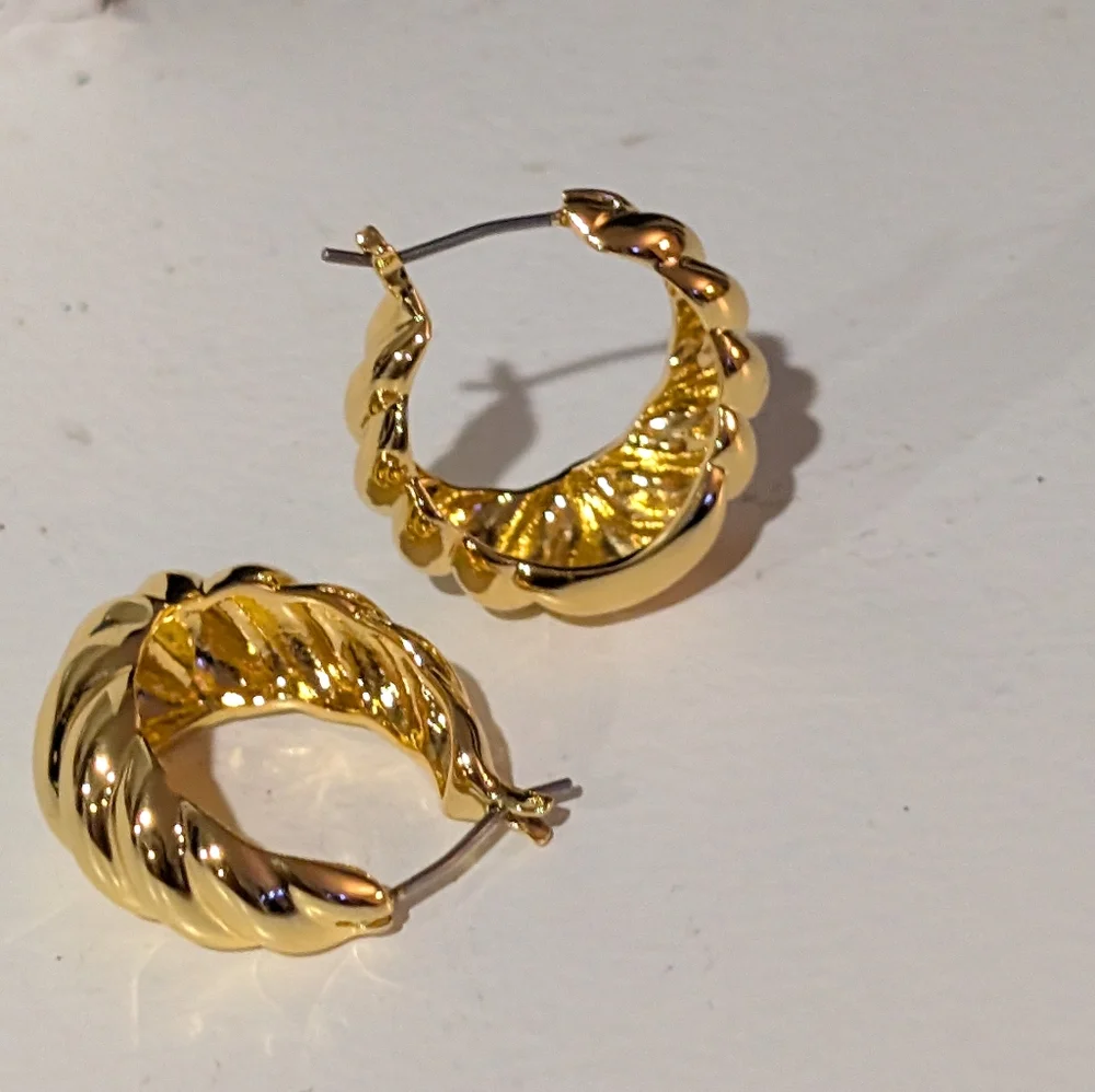 Kate Spade Twisted Gold Earrings